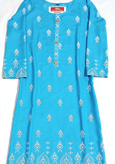 Rajglobal Women's Rayon Kurti