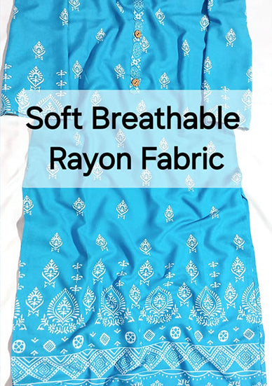 Rajglobal Women's Rayon Kurti