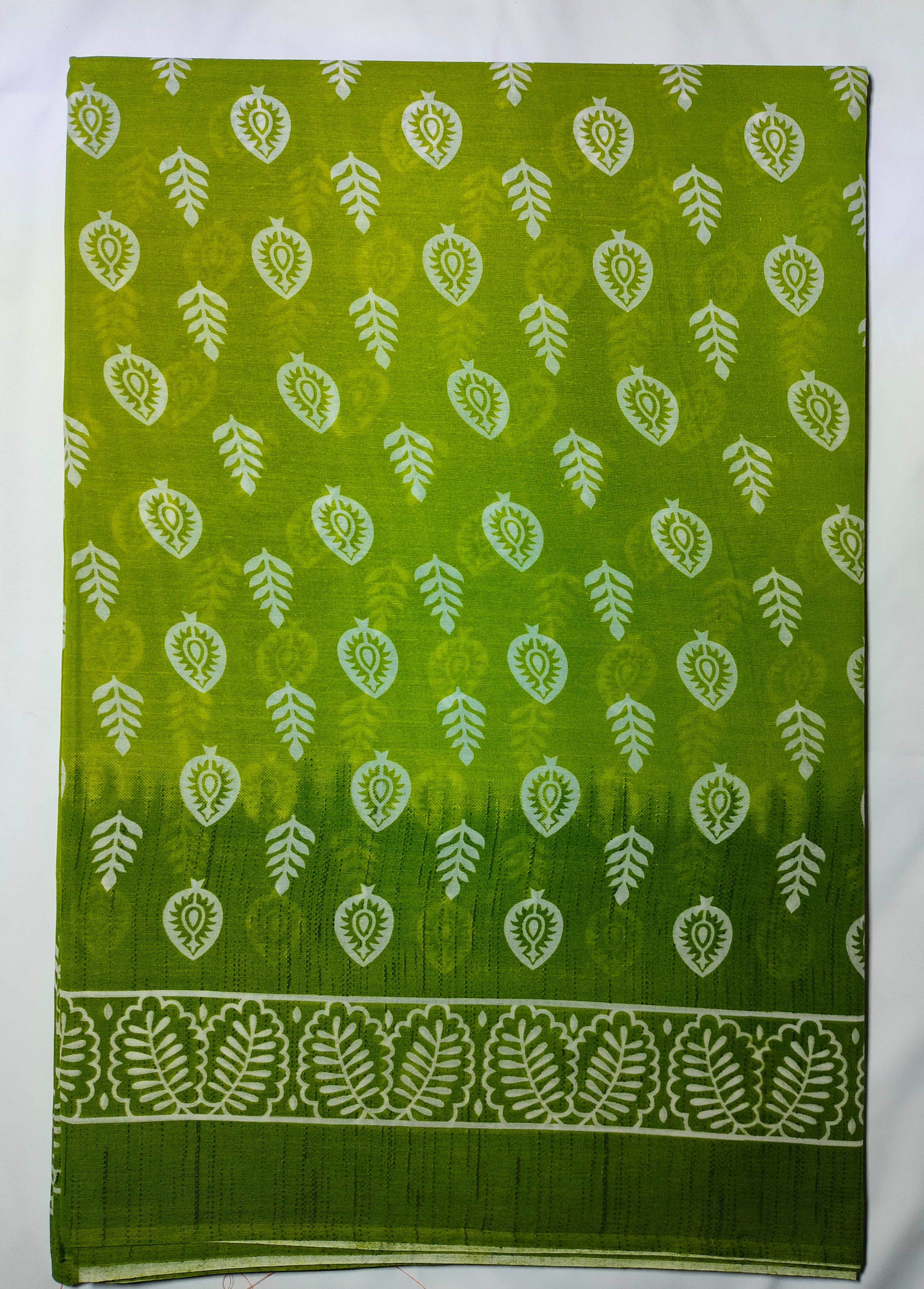 pure cotton printed saree